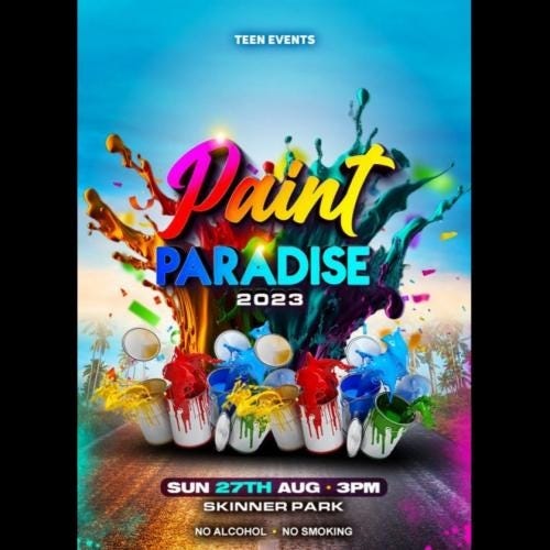PAINT PARADISE 2023 Ricktoronto Medium