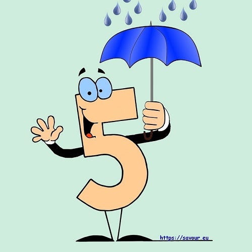 Message reçu 5 sur 5: French expressions with numbers