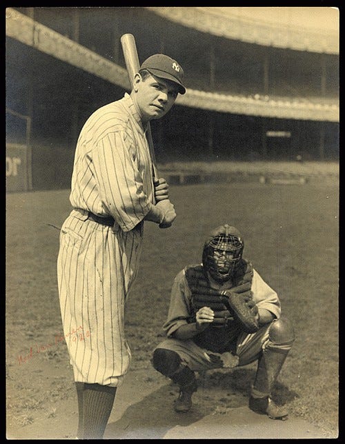 In 1916, the Babe began a historic streak on the mound