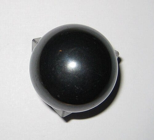 Hematite Sphere by Stephanie Clifford Wikimedia Commons Image License