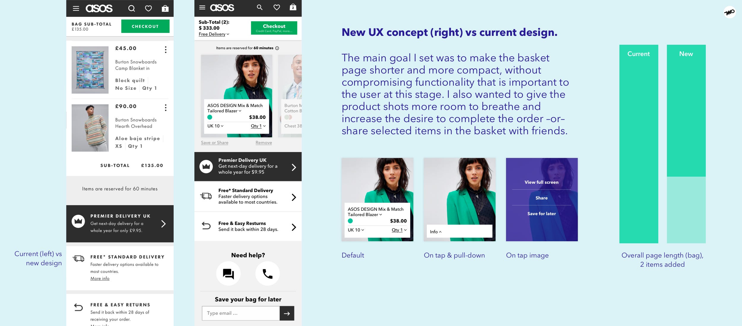 Learn from the best: Asos.com mobile e-commerce checkout. Part 2 – Concept  | by Marc-Oliver | The Versatile Designer | Medium