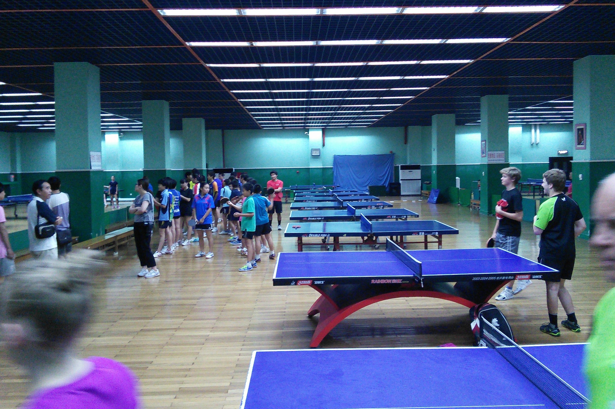 Table Tennis training in China