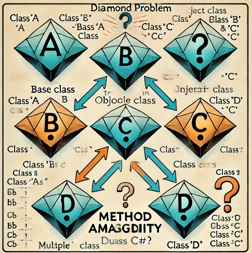 The Diamond Problem in C# and How Interfaces Solve It? | by Rohan Rao ...