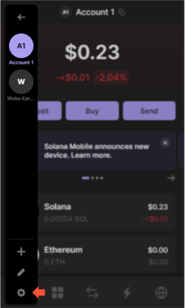 IMPORT WALLET WITH PRIVATE KEY visual data 8