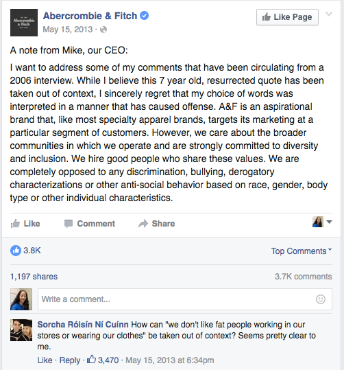 abercrombie and fitch bad reputation