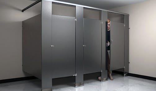 What’s with the Gaps Between Toilet Stalls? | by Newton Distributing ...
