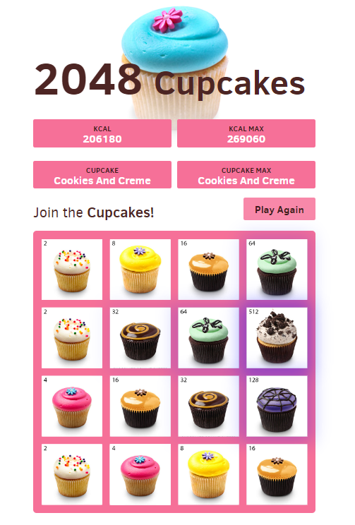 How To Win Play Game 2048 Cupcakes By Jagotesiq Medium