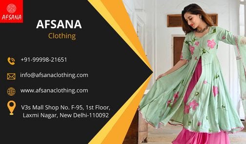 Afsana hot sale ethnic wear