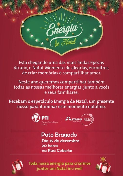 Energia de Natal em Pato Bragado: Um Espetáculo Imperdível! 🌟🎅