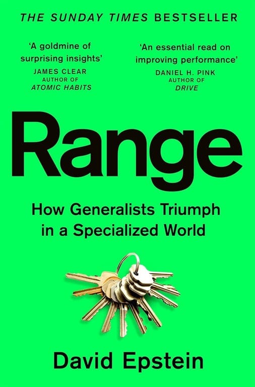 Range Why Generalists Triumph in a Specialized World Book by David Epstein Cover