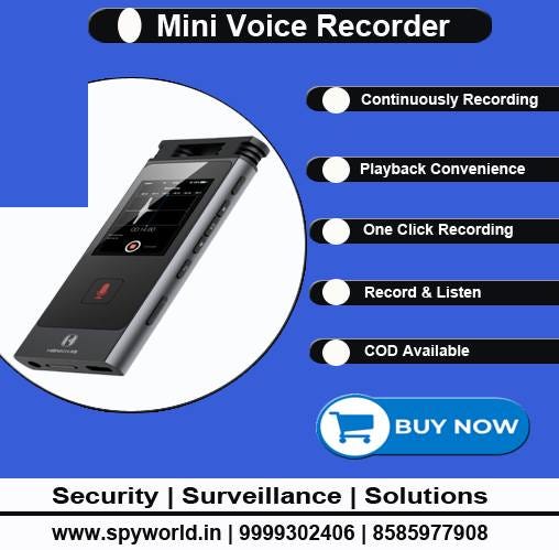 Secret Voice Recorder in Mumbai By SpyWorld