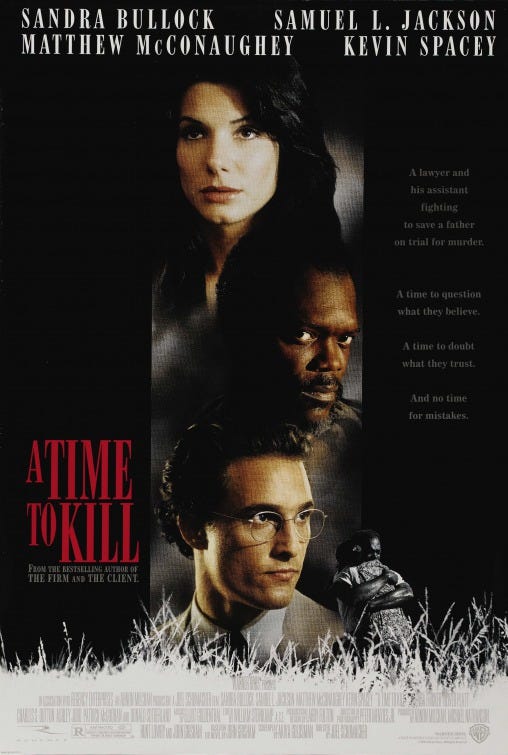 The Sandra Bullock Files #20: A Time to Kill (1996)