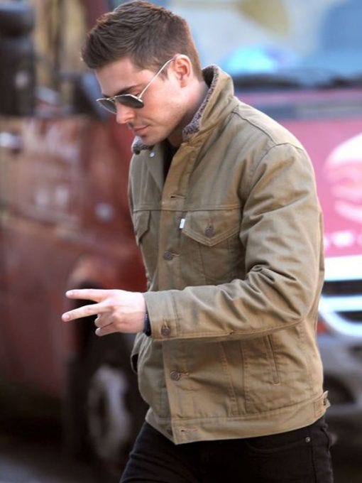 MAKING ZAC EFRON DENIM JACKET, YOU GO TO THE TOP LAYER