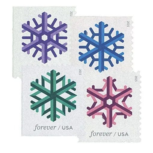 USPS Forever Postage Stamps Winter Fun Booklet of 20