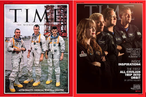time magazine first astronauts