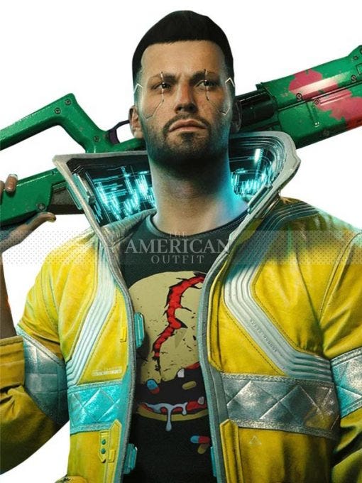 Cyberpunk 2077 Edgerunners David Martinez Yellow Jacket for Sale