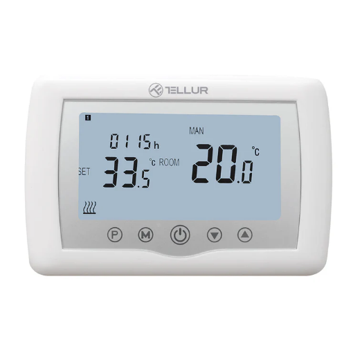 Termostat inteligent Tellur alb WiFi portabil universal 10A 60Hz 230VAC