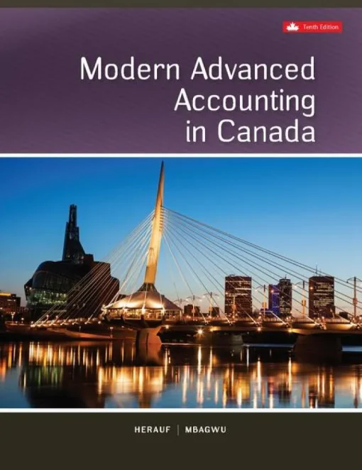 Solution manual for Modern Advanced Accounting in Canada 9th edition by