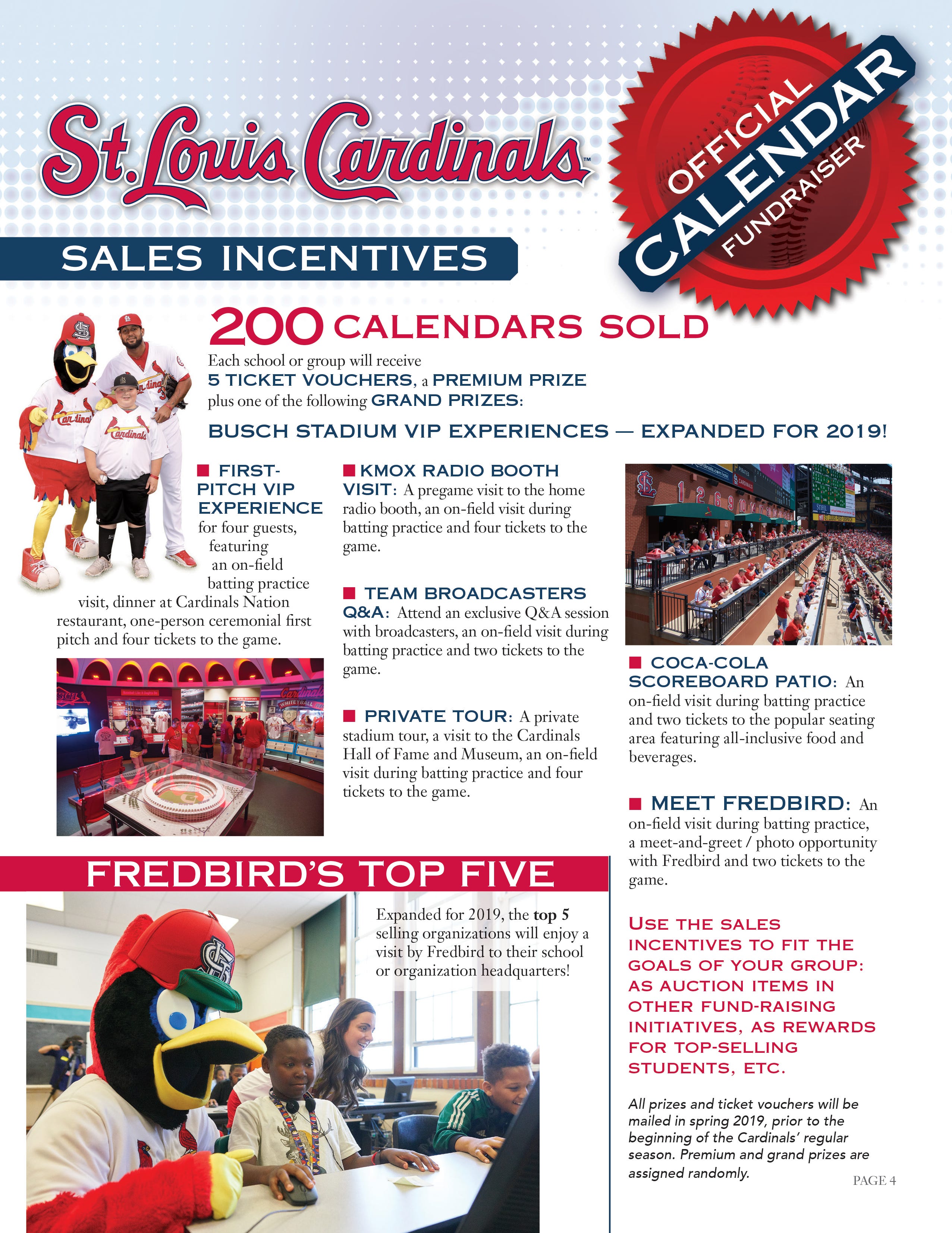 St. Louis Cardinals Calendar Fundraiser