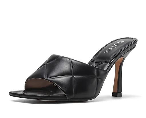 cheap high heel mules