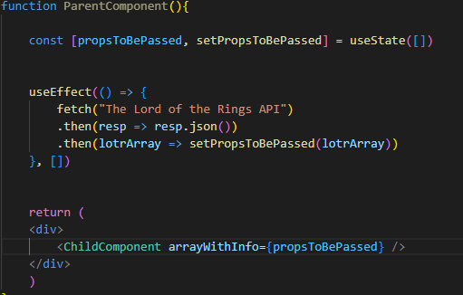 Passing props. In React, props are also extremely… | by Joshua Greer ...