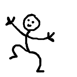 dancing stick man on Make a GIF