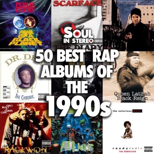 Ranking the 50 Best Rap Albums of the 1990s | by Edward Bowser | Medium