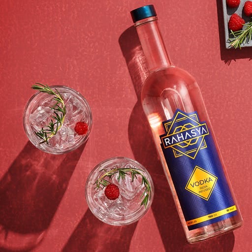 Best vodka in Goa Rahasya vodka. Vodka means ‘Dear Little Water’ in