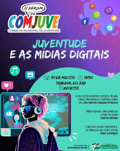 II Fórum do COMJUVE: Juventude e Mídias Digitais em Destaque