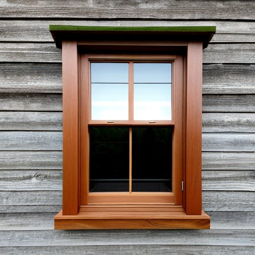 Wood window frames. Wood window frames refer to the frames… by Glass