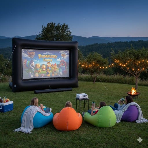 Bringing the Ultimate Inflatable Projector Screen Experience Outdoors