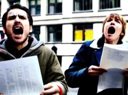 I yell, therefore I am!
