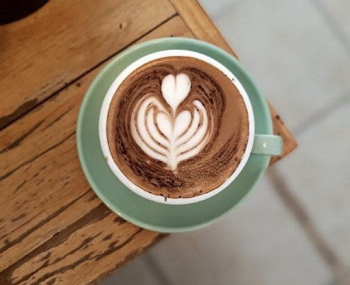 LATTE ART: Tagudando’s practice of art through her coffee cups. (Photo credit by: Aljean Tagudando)