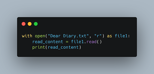 Using the with…open syntax to close a file