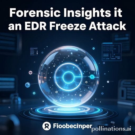 Forensic Insights Into An Edr Freeze Attack