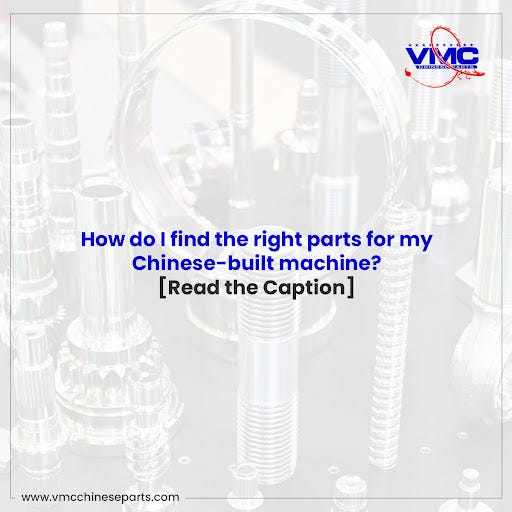 If you’re shopping for parts for your Chinesebuilt machine, it’s