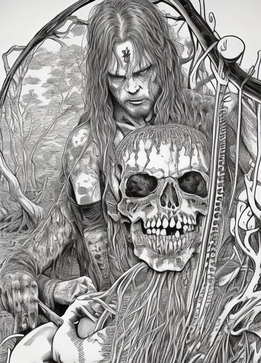 cannibal corpse — blood blind - Coloringbook - Medium