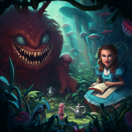 Enter the enchanting world of Alice in Wonderland with this