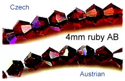 Sources of the Swarovski Crystal Alternatives  Results of Microscopic  Crystal Survey / The Beading Gem