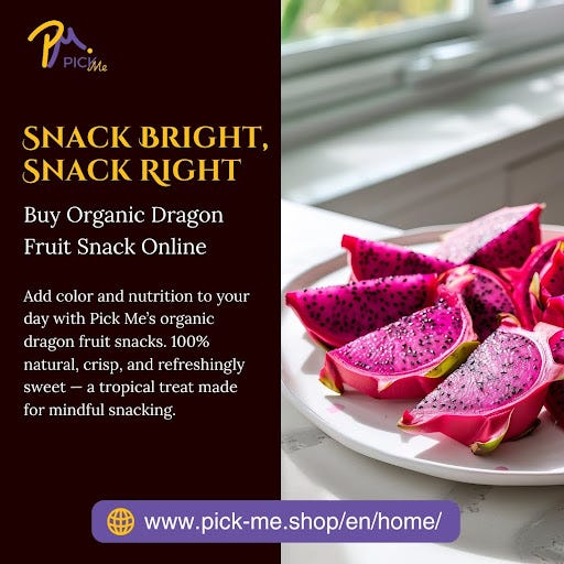Snack Bright Snack Right Buy Organic Dragon Fruit Snack Online