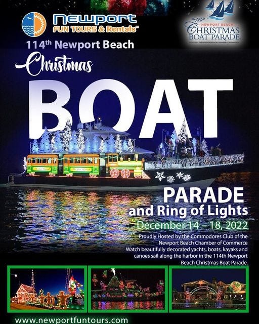 Witness the Newport Beach Christmas Boat Parade 2022 This Holiday