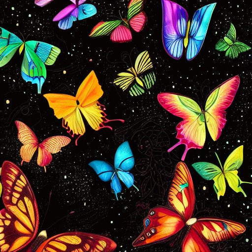Butterflies Patterns Illustrations - Mesmerize Your Audience