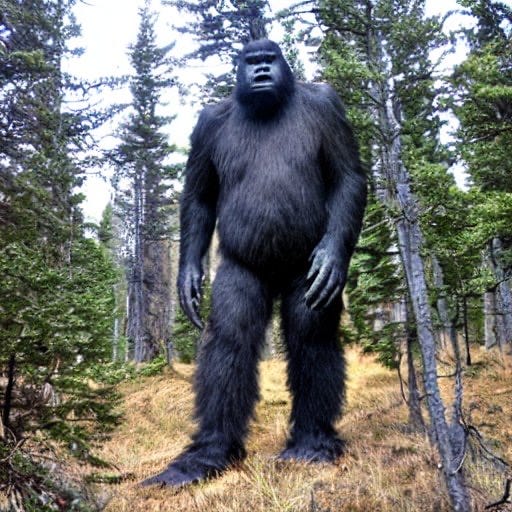 Bigfoot Amidst The Ancient Woods So Deep Where By Marc White Medium bigfoot-amidst-the-ancient-woods-so-deep-where-by-marc-white-medium