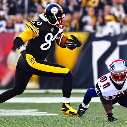 Sunday Showdown The Unstoppable Steelers Take on the Patriots by CK