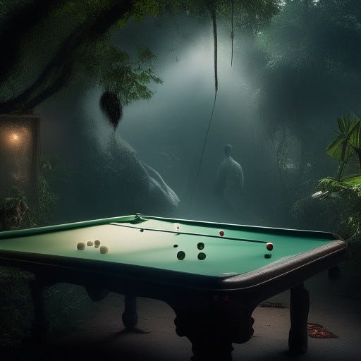 Un juego de billar.