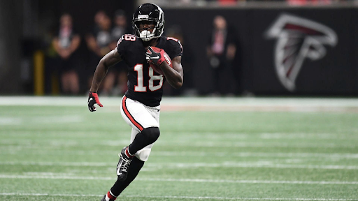 NFL receiver Calvin Ridley suspended for 2022 season after gambling on  games : NPR