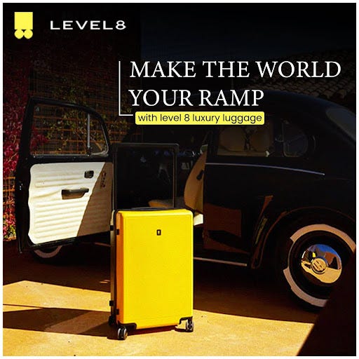 The Bright Choice CarryOn Luggage in Yellow by Level8 Cases Jul, 2024 Medium