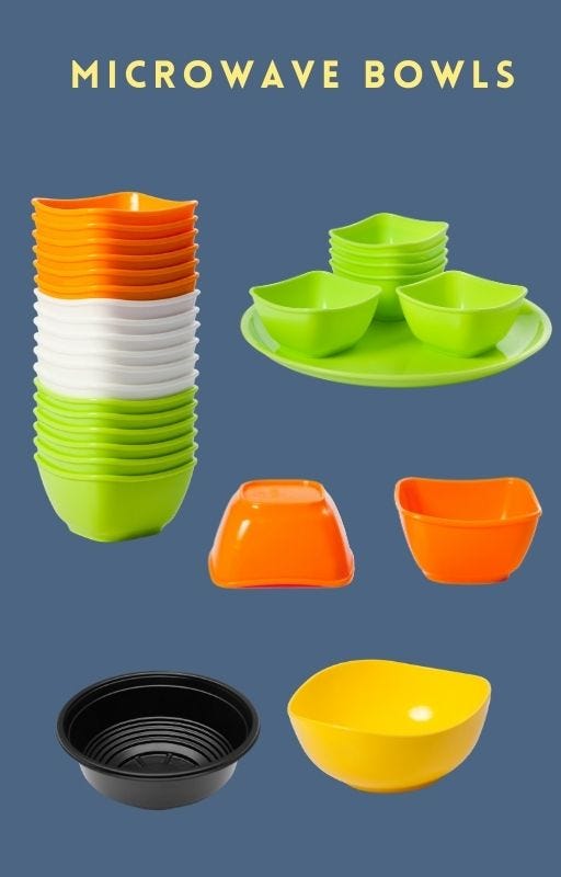 Microwave Bowls That Don’t Get Hot by Cook Shout Medium