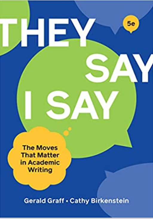 Book Review: They Say/I Say: The Moves that Matter in Academic