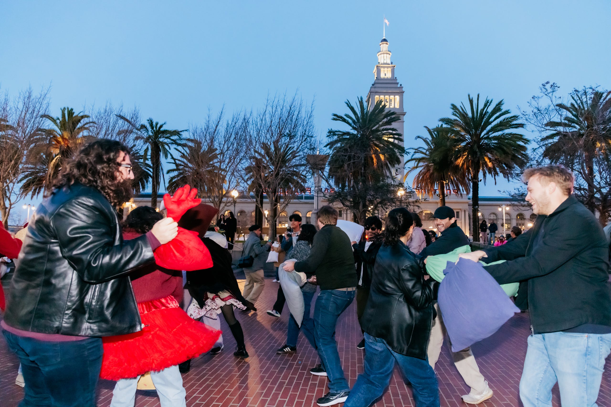 The boop that conquered San Francisco’s Valentine’s Day pillow fight